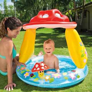 Piscine pare soleil enfant 102 x 89 Champignon
