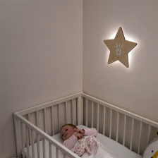 Applique Murale Collection en Bois avec Empreinte - Baby Art Applique Murale Collection en Bois avec Empreinte - Baby Art