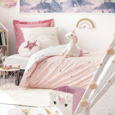 Parure de lit enfant chat 140 x 200 - Atmosphera For Kids Parure de lit enfant chat 140 x 200 - Atmosphera For Kids