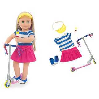 Tenue Deluxe Ensemble avec trottinette - Our Generation
