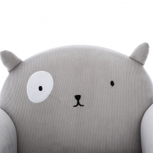 Pack : Fauteuil enfant chat gris avec Coussin rond chat - Atmosphera For Kids Pack : Fauteuil enfant chat gris avec Coussin rond chat - Atmosphera For Kids