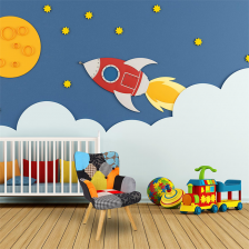 Fauteuil Helsinki Patchwork enfant - Home Deco Kids Fauteuil Helsinki Patchwork enfant - Home Deco Kids