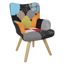 Fauteuil Helsinki Patchwork enfant - Home Deco Kids Fauteuil Helsinki Patchwork enfant - Home Deco Kids