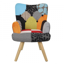 Fauteuil Helsinki Patchwork enfant - Home Deco Kids Fauteuil Helsinki Patchwork enfant - Home Deco Kids