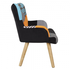 Fauteuil Helsinki Patchwork enfant - Home Deco Kids Fauteuil Helsinki Patchwork enfant - Home Deco Kids