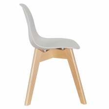 Chaise scandinave enfant coque Gris - Home Deco Kids Chaise scandinave enfant coque Gris - Home Deco Kids