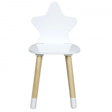 Chaise enfant étoile Blanche - Home Deco Kids Chaise enfant étoile Blanche - Home Deco Kids