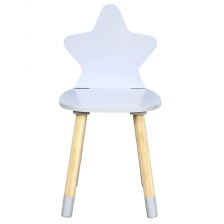 Chaise enfant étoile Gris - Home Deco Kids Chaise enfant étoile Gris - Home Deco Kids