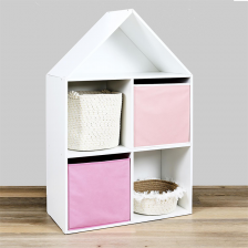 Rangement maison 4 cases Paul Blanc - Home Deco Kids Rangement maison 4 cases Paul Blanc - Home Deco Kids