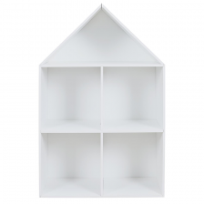 Rangement maison 4 cases Paul Blanc - Home Deco Kids Rangement maison 4 cases Paul Blanc - Home Deco Kids