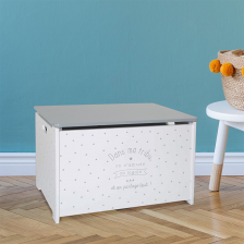 Coffre à jouets enfant Gris - Atmosphera For Kids Coffre à jouets enfant Gris - Atmosphera For Kids