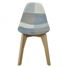 Chaise Patchwork Enfant Leonie Bleu - Home Deco Kids Chaise Patchwork Enfant Leonie Bleu - Home Deco Kids