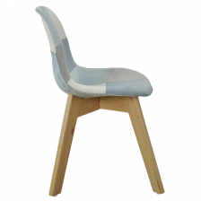 Chaise Patchwork Enfant Leonie Bleu - Home Deco Kids Chaise Patchwork Enfant Leonie Bleu - Home Deco Kids