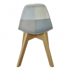 Chaise Patchwork Enfant Leonie Bleu - Home Deco Kids Chaise Patchwork Enfant Leonie Bleu - Home Deco Kids