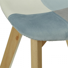 Chaise Patchwork Enfant Leonie Bleu - Home Deco Kids Chaise Patchwork Enfant Leonie Bleu - Home Deco Kids