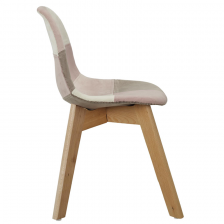 Chaise Patchwork Enfant Leonie Rose - Home Deco Kids Chaise Patchwork Enfant Leonie Rose - Home Deco Kids