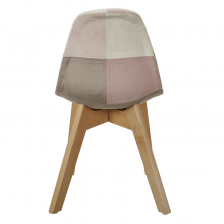 Chaise Patchwork Enfant Leonie Rose - Home Deco Kids Chaise Patchwork Enfant Leonie Rose - Home Deco Kids