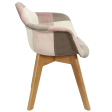 Fauteuil Patchwork Enfant Leonie Rose - Home Deco Kids Fauteuil Patchwork Enfant Leonie Rose - Home Deco Kids