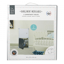 Rangement modulable 2 cubes - Home Deco Kids Rangement modulable 2 cubes - Home Deco Kids