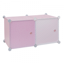 Rangement modulable 2 cubes - Home Deco Kids Rangement modulable 2 cubes - Home Deco Kids
