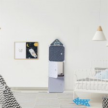 Rangement modulable 3 cubes garçon - Home Deco Kids Rangement modulable 3 cubes garçon - Home Deco Kids