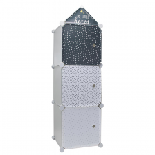 Rangement modulable 3 cubes garçon - Home Deco Kids Rangement modulable 3 cubes garçon - Home Deco Kids