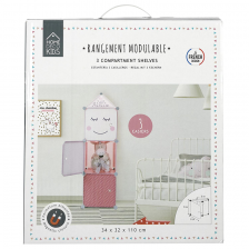 Rangement modulable 3 cubes fille - Home Deco Kids Rangement modulable 3 cubes fille - Home Deco Kids