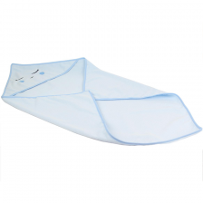 Cape de bain bébé bleu - Tom & Zoé Cape de bain bébé bleu - Tom & Zoé
