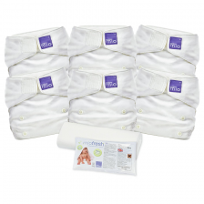 Pack couches intégrales MIOSOLO Blanc - Bambino Mio Pack couches intégrales MIOSOLO Blanc - Bambino Mio