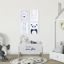 Bac à livres enfant Il était une fois Blanc - Home Deco Kids Bac à livres enfant Il était une fois Blanc - Home Deco Kids