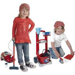 Chariot de ménage + aspirateur Vileda