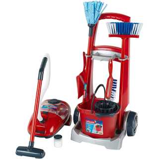 Chariot de ménage + aspirateur Vileda
