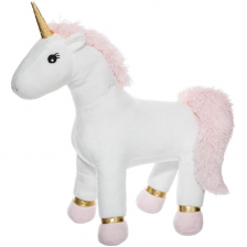 Peluche licorne maxi Blanc H45 - Atmosphera For Kids Peluche licorne maxi Blanc H45 - Atmosphera For Kids