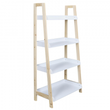 Etagère 4 Niveaux Bois 117cm Blanc - Home Deco Kids Etagère 4 Niveaux Bois 117cm Blanc - Home Deco Kids