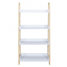 Etagère 4 Niveaux Bois 117cm Blanc - Home Deco Kids Etagère 4 Niveaux Bois 117cm Blanc - Home Deco Kids
