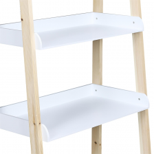 Etagère 4 Niveaux Bois 117cm Blanc - Home Deco Kids Etagère 4 Niveaux Bois 117cm Blanc - Home Deco Kids
