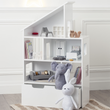 Maison avec coffre de rangement sur roulettes - Atmosphera For Kids Maison avec coffre de rangement sur roulettes - Atmosphera For Kids