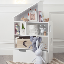 Maison avec coffre de rangement sur roulettes - Atmosphera For Kids Maison avec coffre de rangement sur roulettes - Atmosphera For Kids