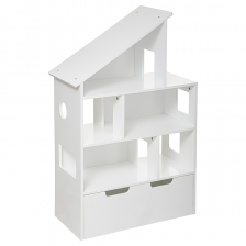 Maison avec coffre de rangement sur roulettes - Atmosphera For Kids Maison avec coffre de rangement sur roulettes - Atmosphera For Kids
