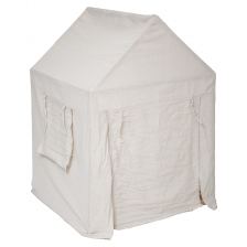 Maison en pin et toile Beige - Atmosphera For Kids Maison en pin et toile Beige - Atmosphera For Kids