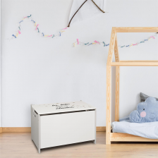 Coffre à jouets enfant Gris - Home Deco Kids Coffre à jouets enfant Gris - Home Deco Kids