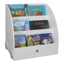 Bibliothèque enfant Maeva Blanche - Home Deco Kids Bibliothèque enfant Maeva Blanche - Home Deco Kids