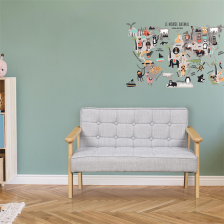 Canapé enfant timeo Gris - Home Deco Kids Canapé enfant timeo Gris - Home Deco Kids