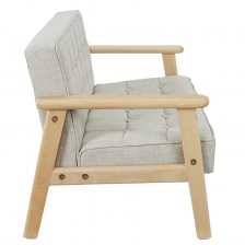 Canapé enfant timeo Gris - Home Deco Kids Canapé enfant timeo Gris - Home Deco Kids