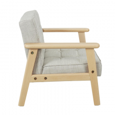 Fauteuil enfant Timeo Gris - Home Deco Kids Fauteuil enfant Timeo Gris - Home Deco Kids