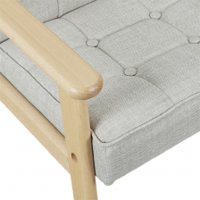 Fauteuil enfant Timeo Gris - Home Deco Kids Fauteuil enfant Timeo Gris - Home Deco Kids