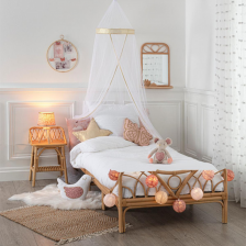 Ciel de lit bordure doré - Atmosphera for kids Ciel de lit bordure doré - Atmosphera for kids