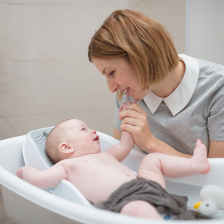 Transat de bain bébé fit Bleu - Angelcare Transat de bain bébé fit Bleu - Angelcare