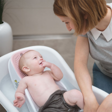 Transat de bain bébé fit Rose - Angelcare Transat de bain bébé fit Rose - Angelcare