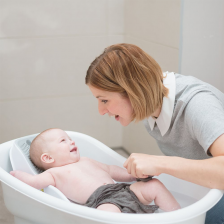 Transat de bain bébé fit Gris - Angelcare Transat de bain bébé fit Gris - Angelcare